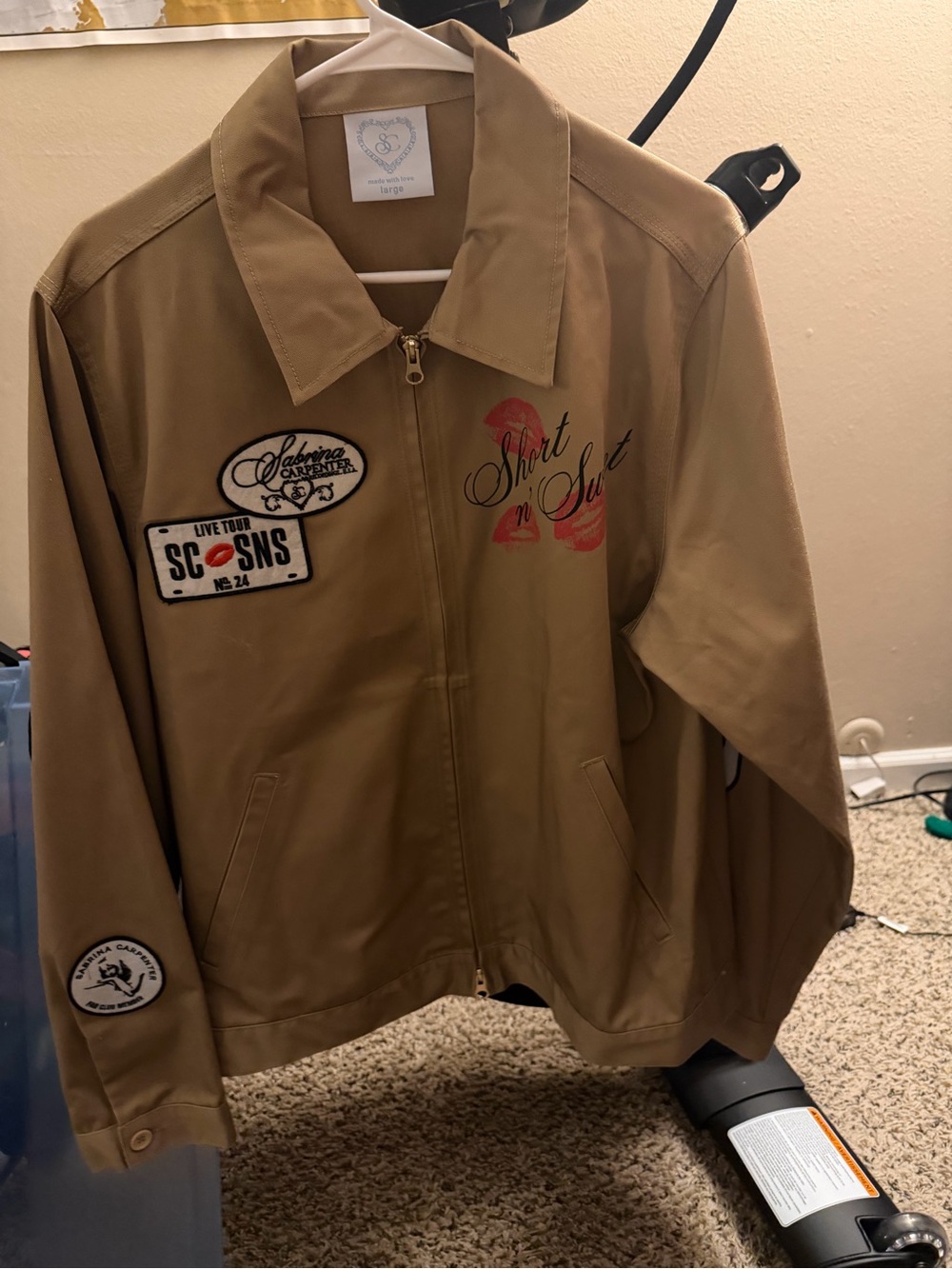 Sabrina Carpenter Short n’ Sweet Tour Jacket